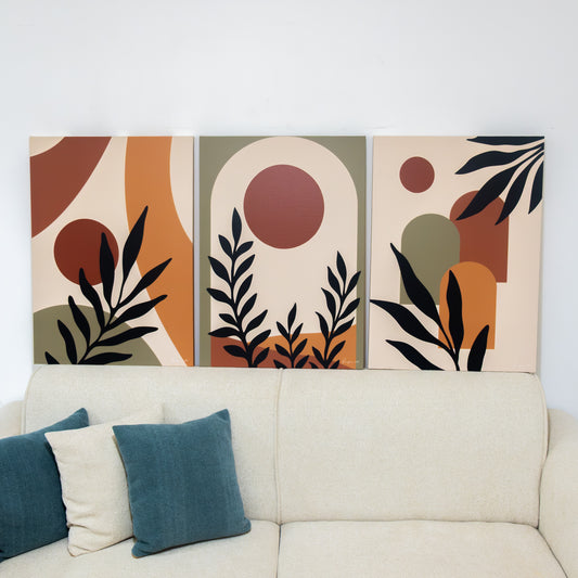 Trio Tableau "Horizon Sauvage" ab-HS