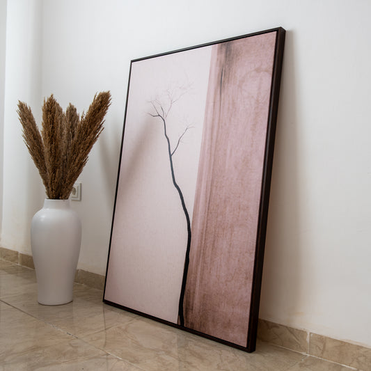 Tableau 'Équilibre Fragile 'AB-EF