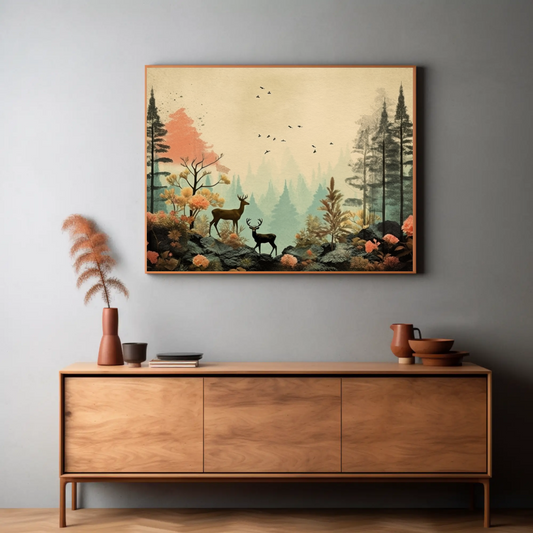 Tableau Nature "L’Éveil Sauvage" TN-Evls