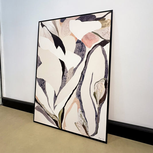 Tableau abstrait "Épanouissement Secret" Ab-ES