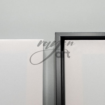 Tableau abstrait "Bauhaus Noir solo" Ab-BNS