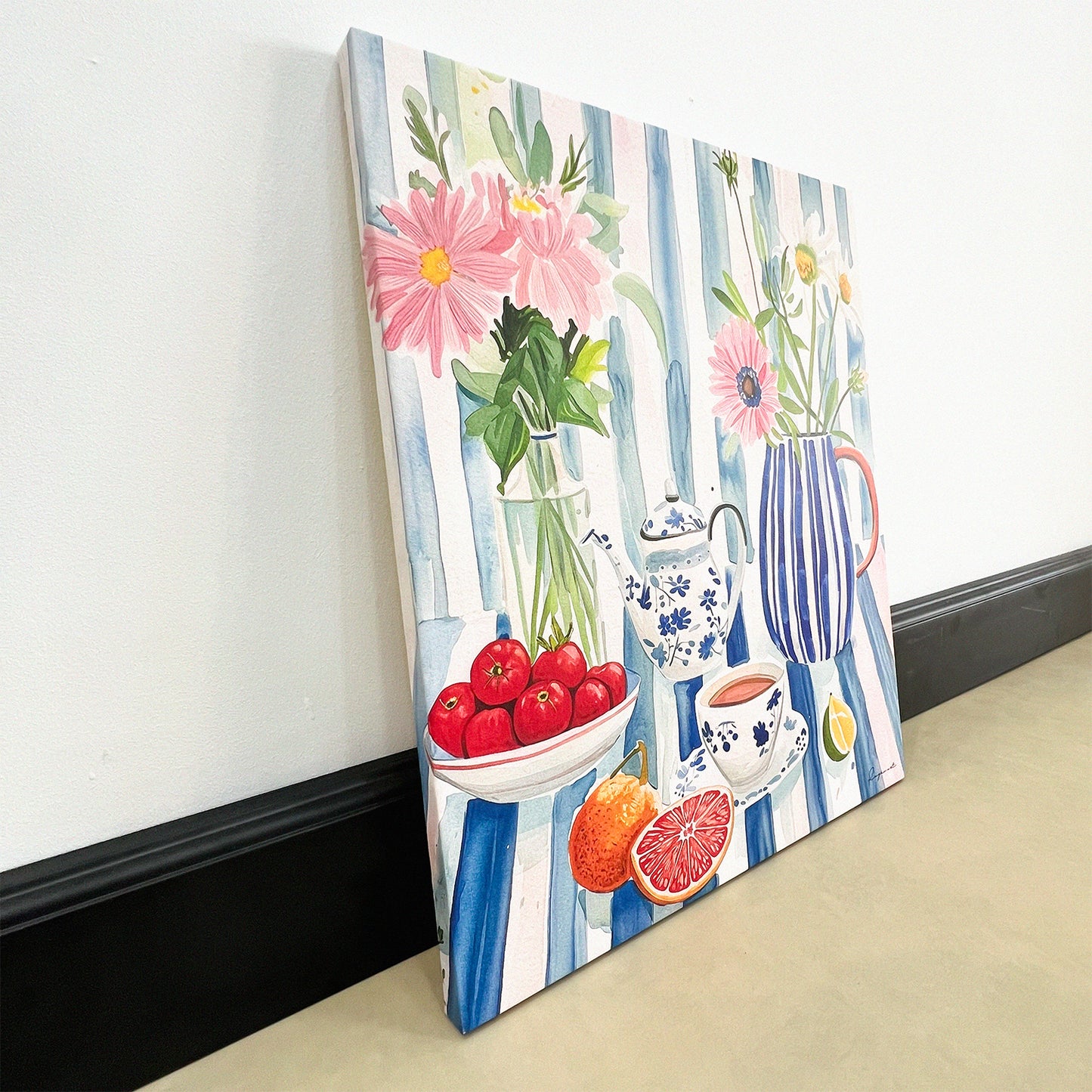Tableau cuisine "Éclat de Printemps" Ab-EPR