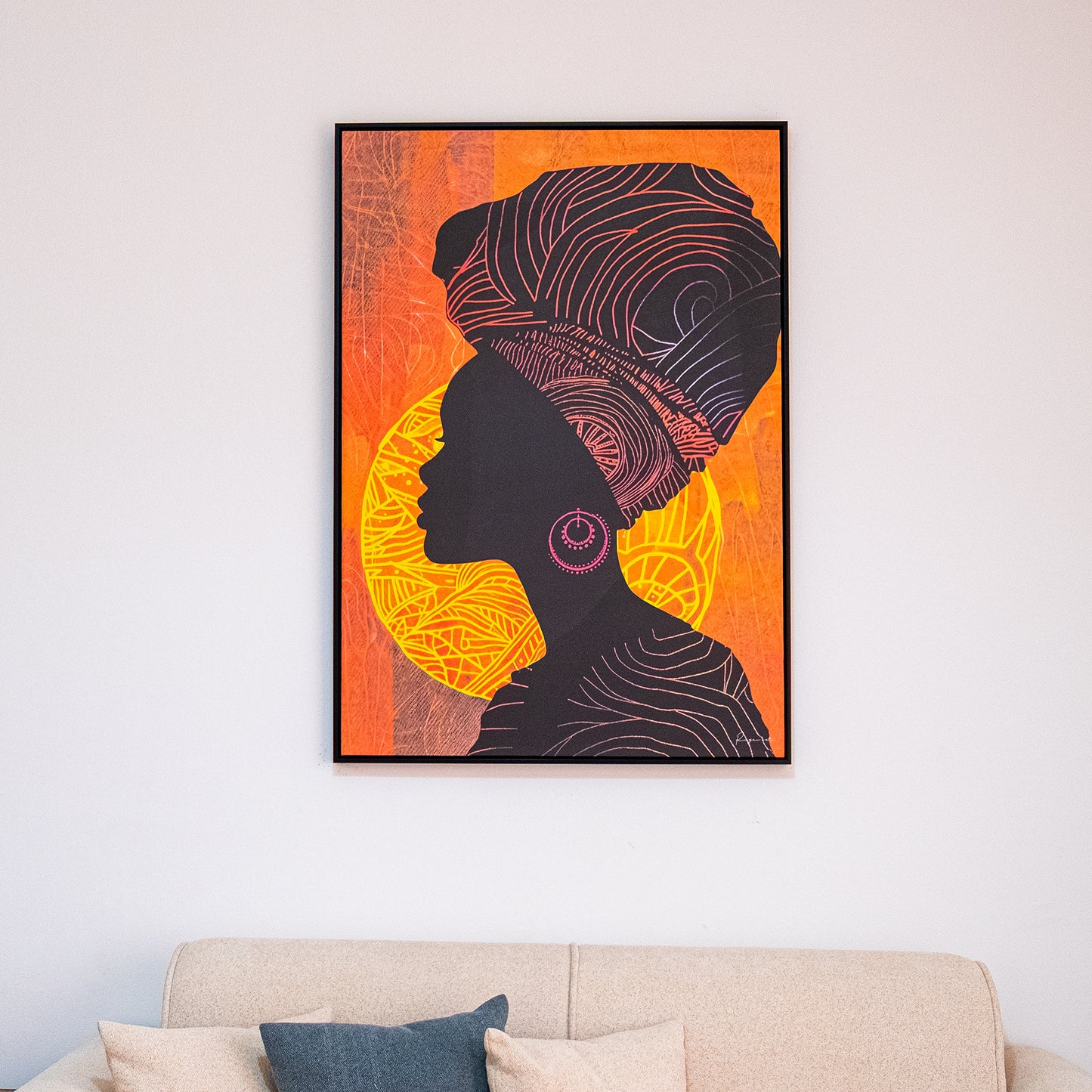 Tableau  "Femme Africaine" ab-FA