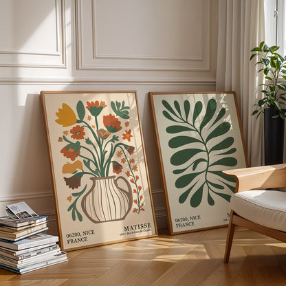 Duo Tableau Nature" Bouquet – Inspiration Matisse" AB-BIM