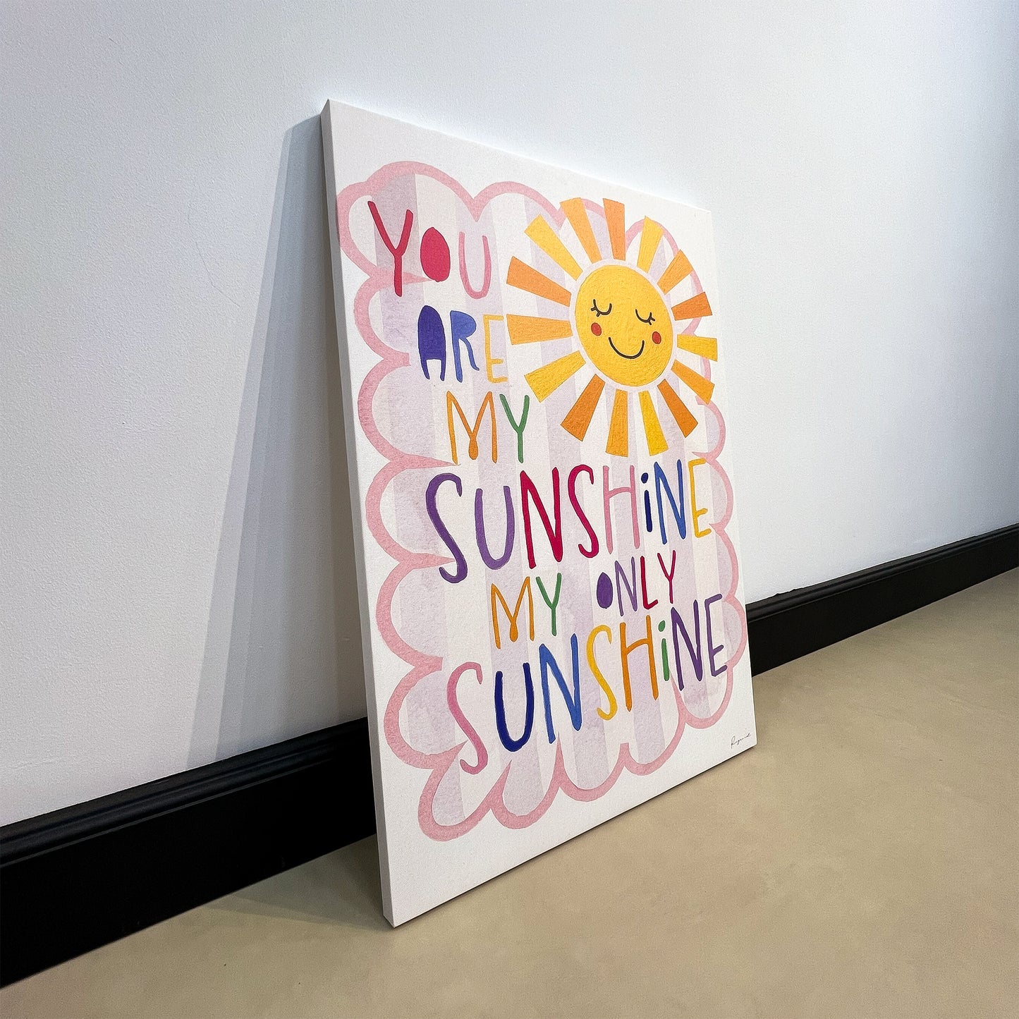 Tableau pour chambre d’enfant "Sunshine" En-SNH