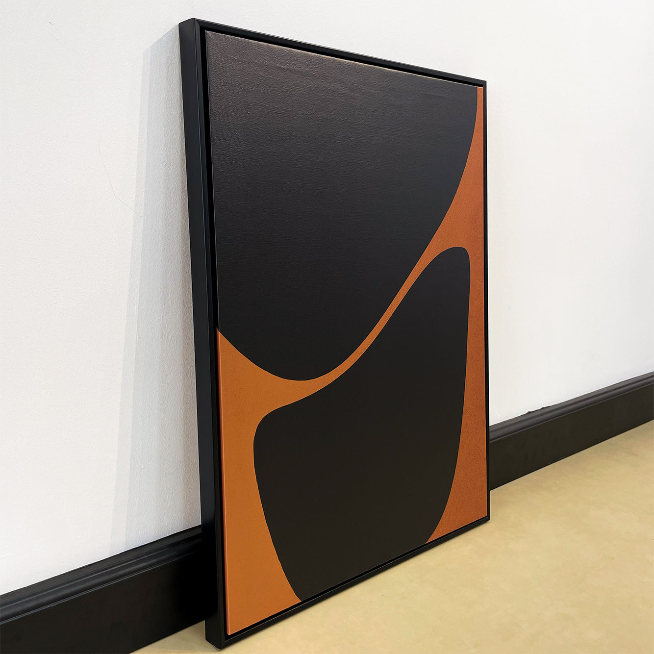 Tableau abstrait "Contraste Profond" Ab-CPR