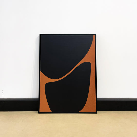 Tableau abstrait "Contraste Profond" Ab-CPR