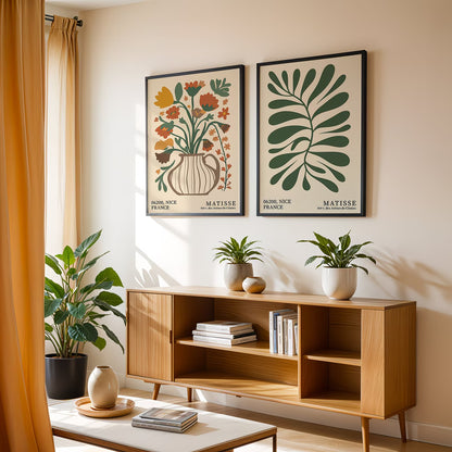 Duo Tableau Nature" Bouquet – Inspiration Matisse" AB-BIM