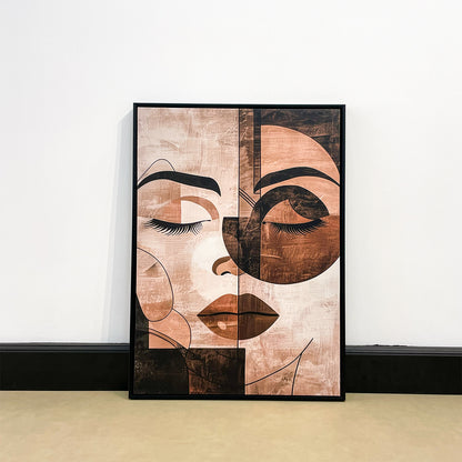 Tableau culture "Visage Féminin" Ab-VFP