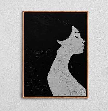 Tableau  "Profil Lunaire" Ab-PL