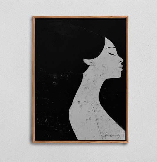 Tableau  "Profil Lunaire" Ab-PL