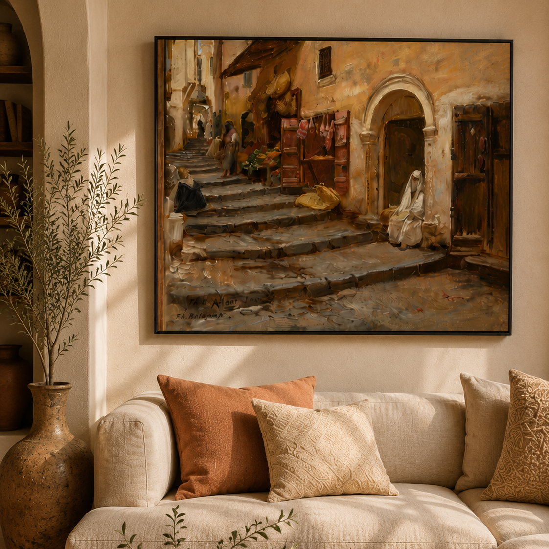 Tableau culture "Au Cœur de la Casbah" TC-ACC