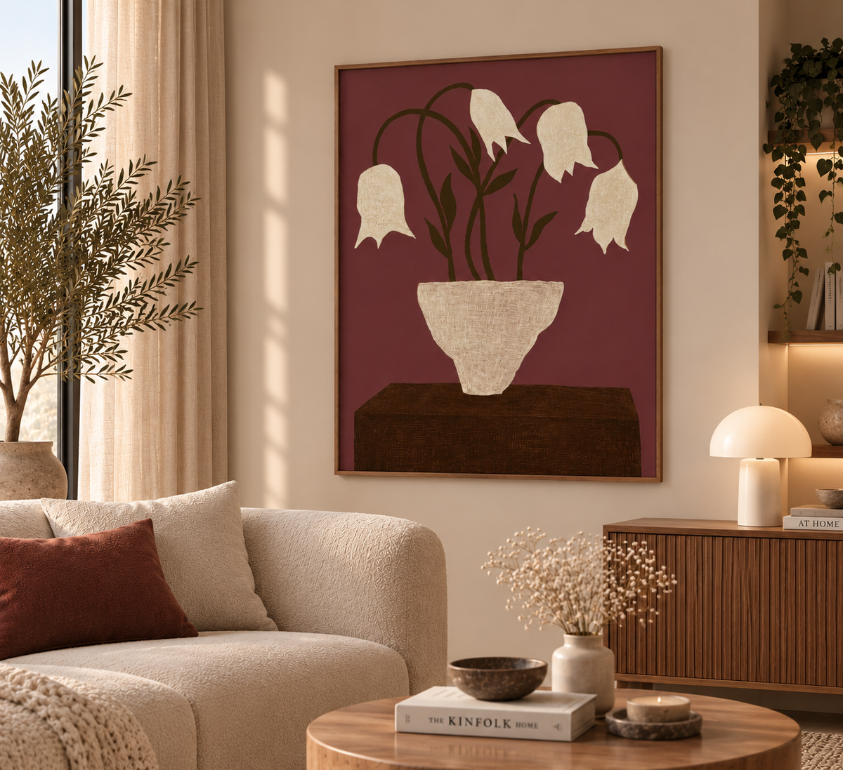 Tableau  "Cloches de Pourpre" NT-CPR