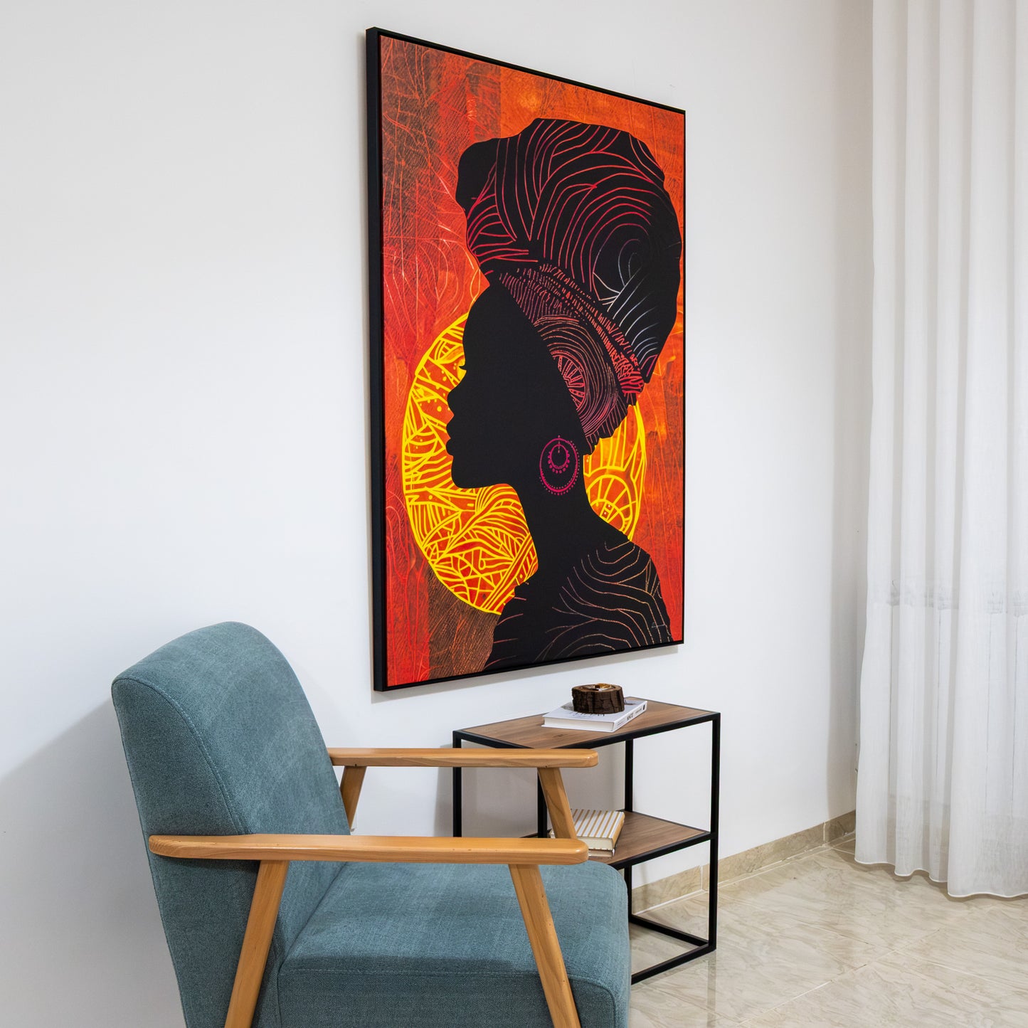 Tableau  "Femme Africaine" ab-FA
