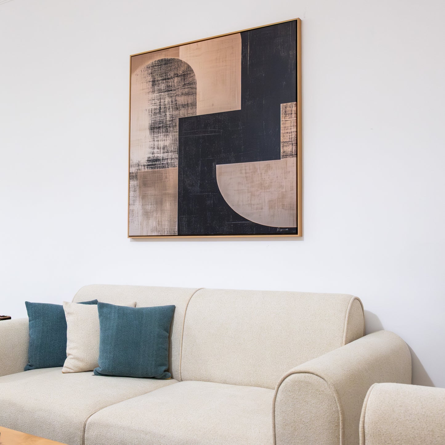 Tableau Abstrait "Intersections" AB-INT