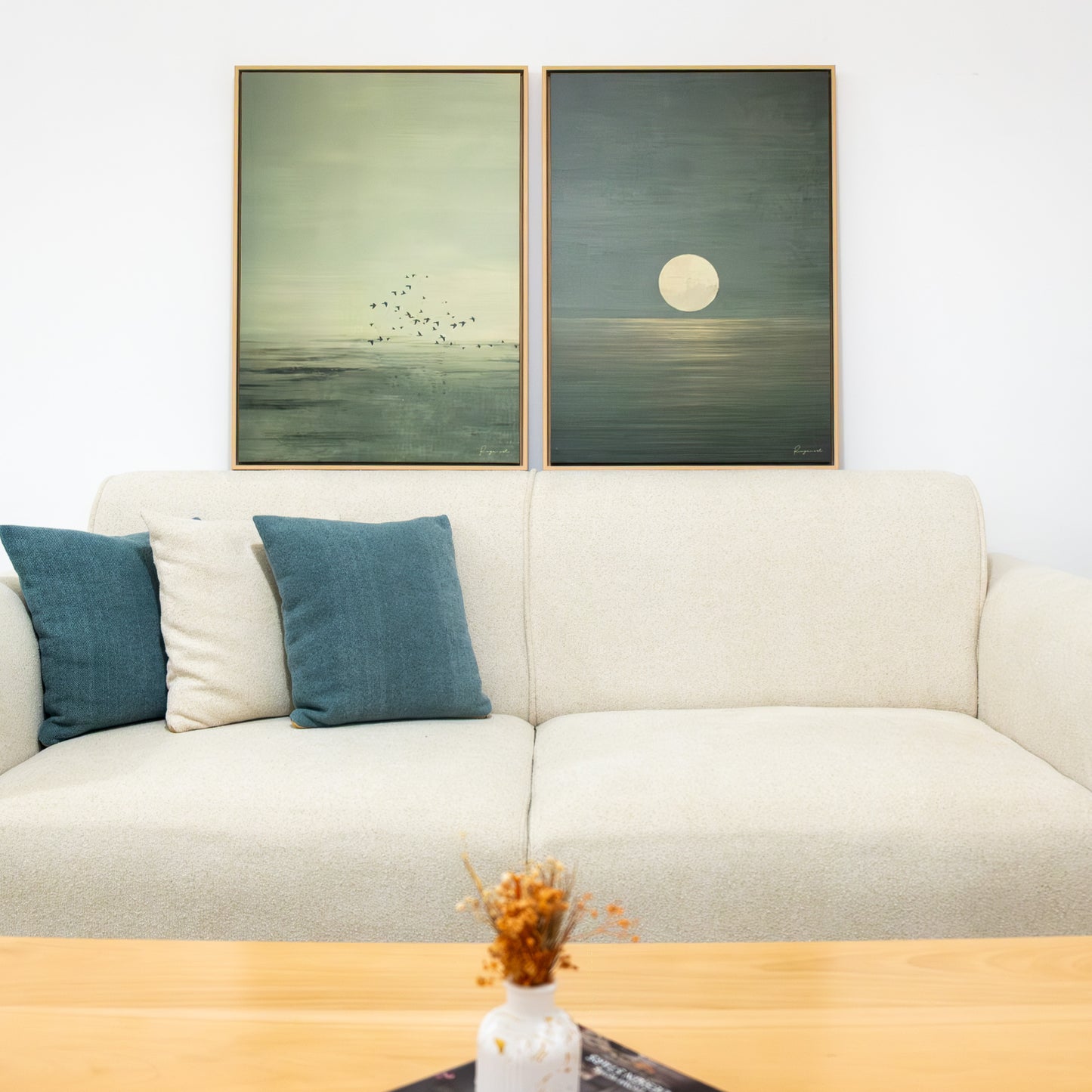 Duo Tableau  " Calme Marin" ab-CM