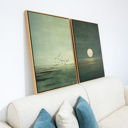 Duo Tableau  " Calme Marin" ab-CM