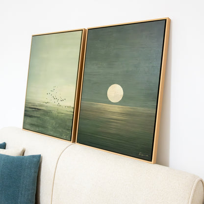 Duo Tableau  " Calme Marin" ab-CM
