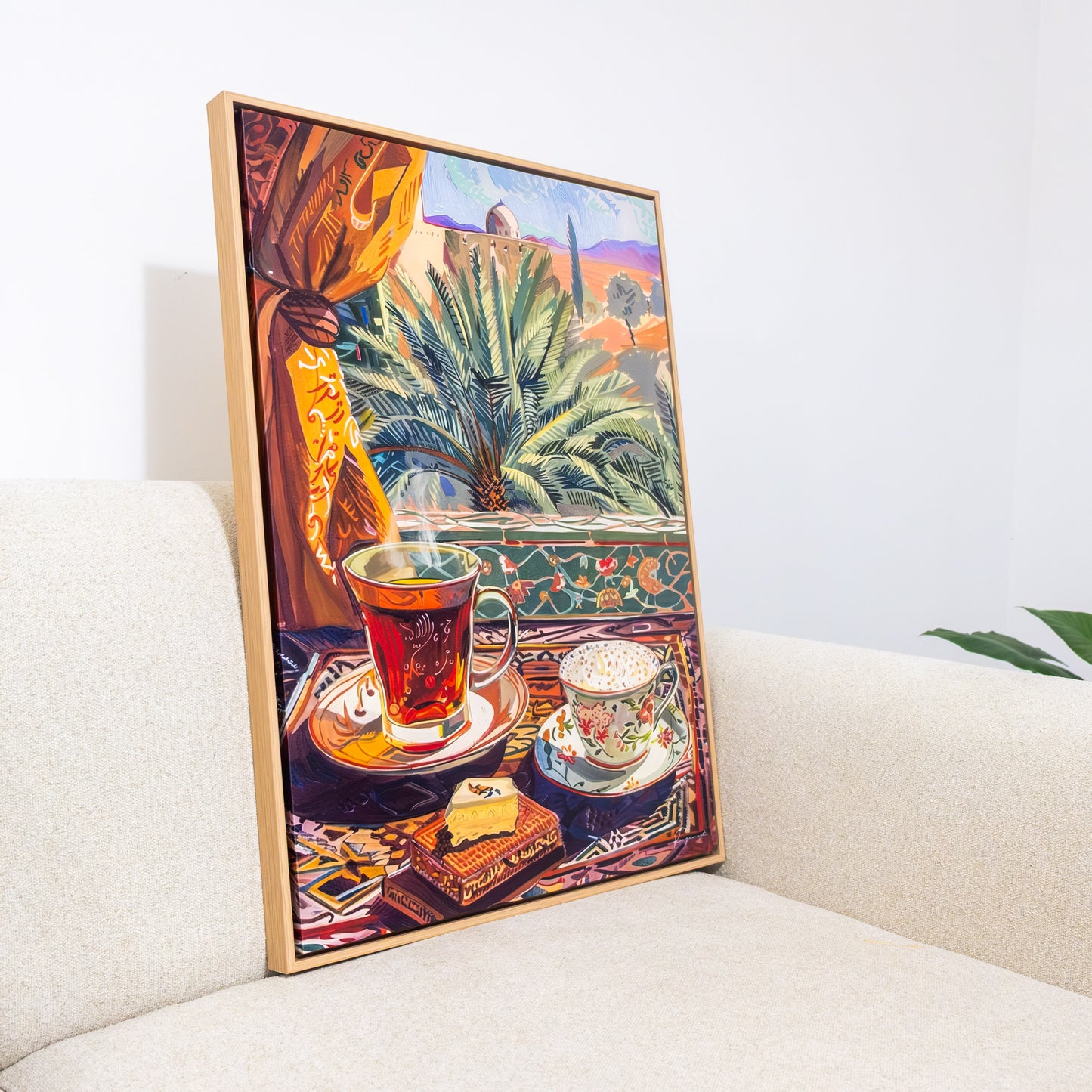 Tableau  "Thé Saharien" Ab-TS