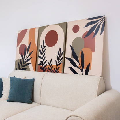 Trio Tableau  "Horizon Sauvage" ab-HS