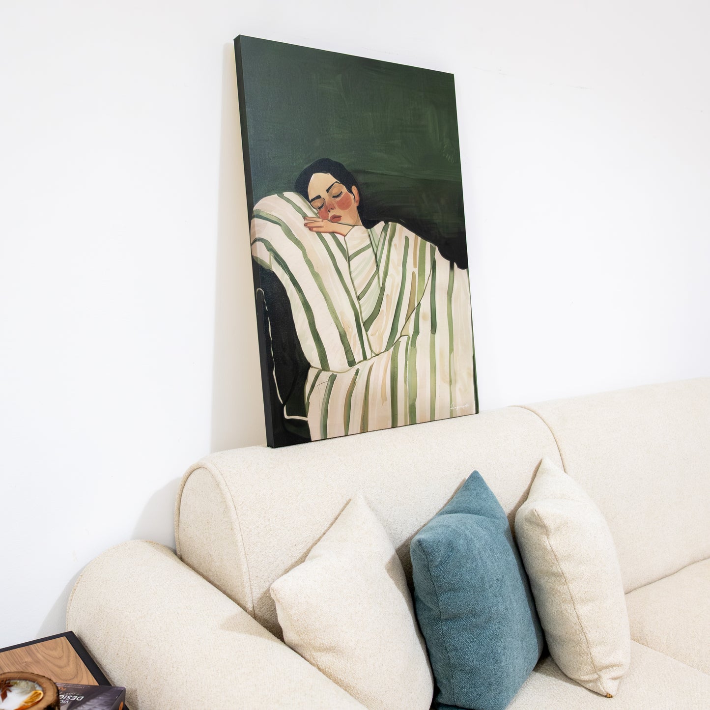 Tableau "Femme Rayée" Ab-FY