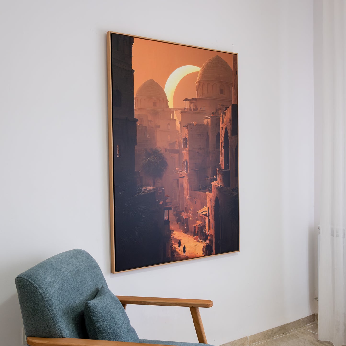 Tableau "Crépuscule sur la Médina d’Orient" IS-CMO