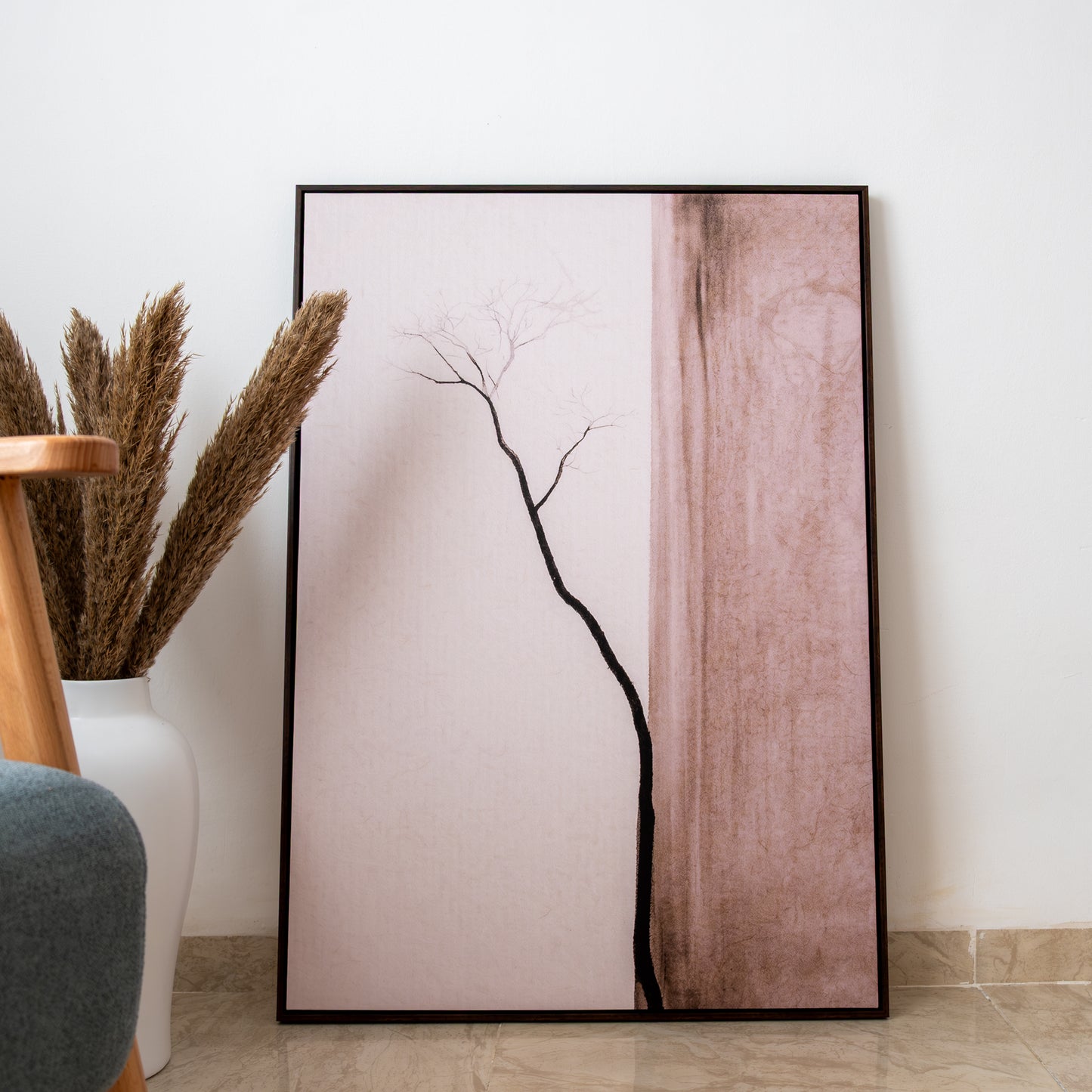 Tableau 'Équilibre Fragile 'AB-EF