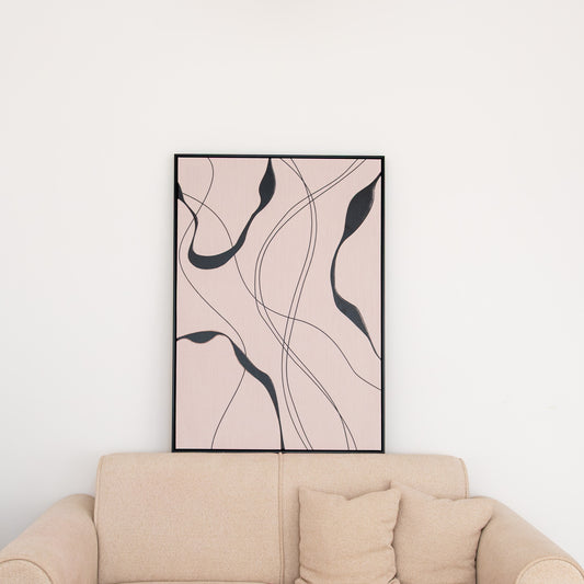 Tableau Abstrait "Lignes d'Harmonie" — TA-LHA