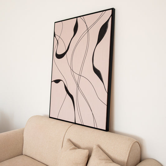 Tableau Abstrait "Lignes d'Harmonie" — TA-LHA