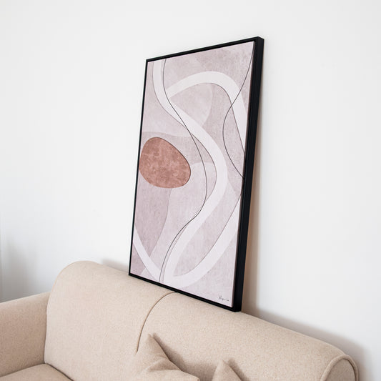 Tableau Abstrait "Ondes Sereines" — TA-OSR