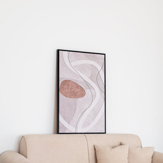 Tableau Abstrait "Ondes Sereines" — TA-OSR