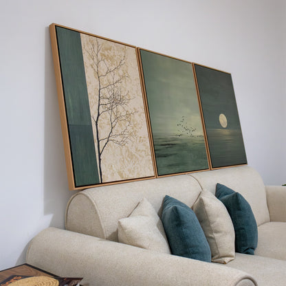 Trio Tableau  "Sérénité Nocturne" ab-SN