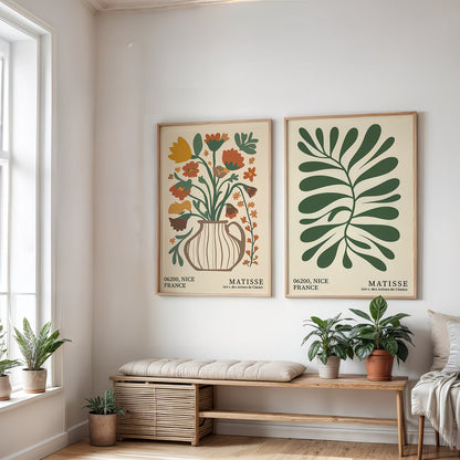 Duo Tableau Nature" Bouquet – Inspiration Matisse" AB-BIM
