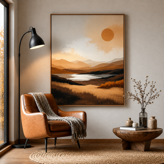 Tableau  "Lumière d'Horizon" Ab-LMH