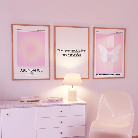 Trio Tableau "Harmonie Rose" TS-HR