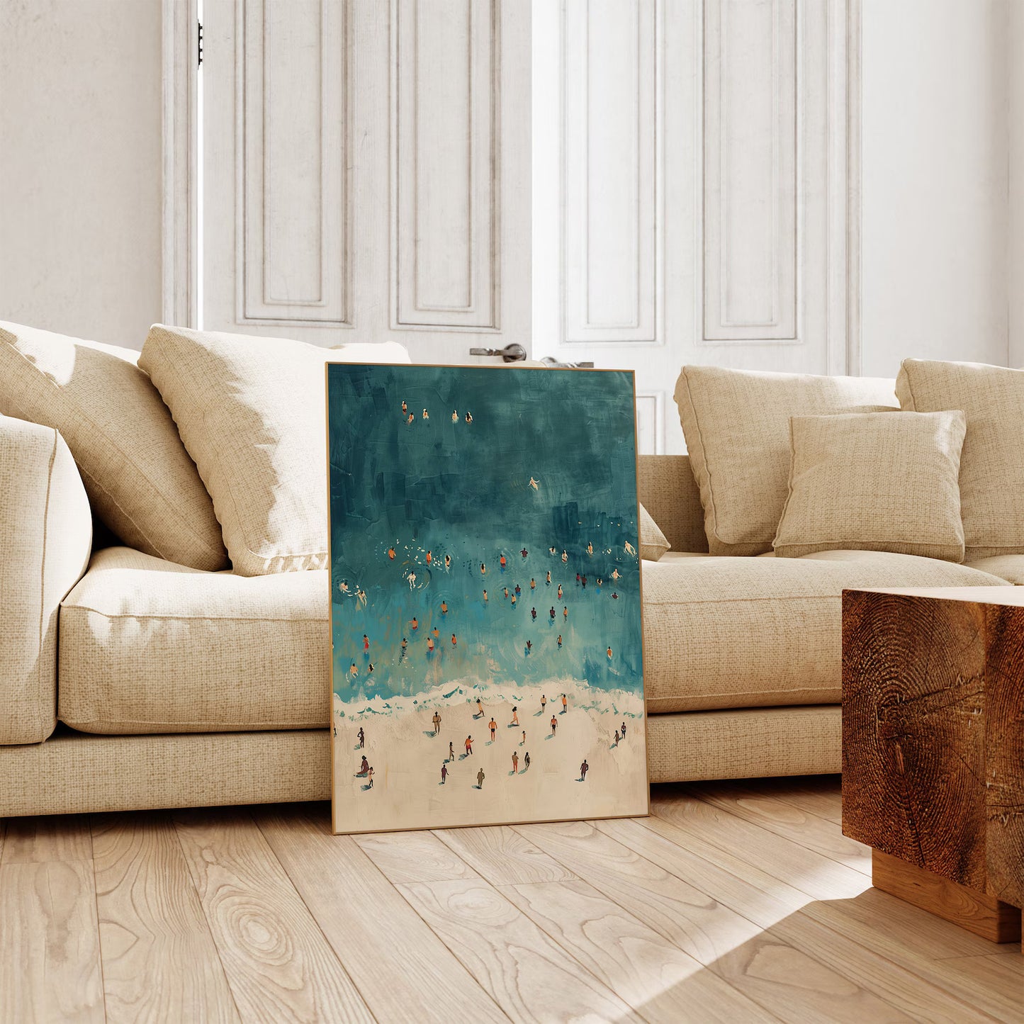 Tableau "Rivage Estival" Ab-RST