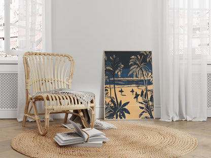 Tableau "Sérénité Tropicale" Ab-TPC