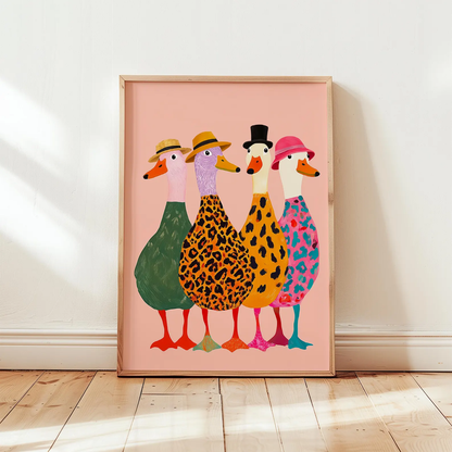 Tableau pour chambre d’enfant - La Bande à Coin-Coin En-BCC