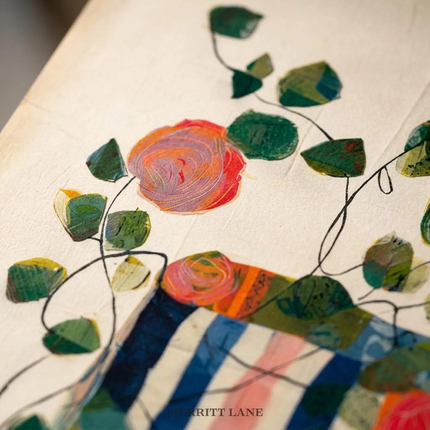 Tableau  "Reflet et Toile" NT-RFT