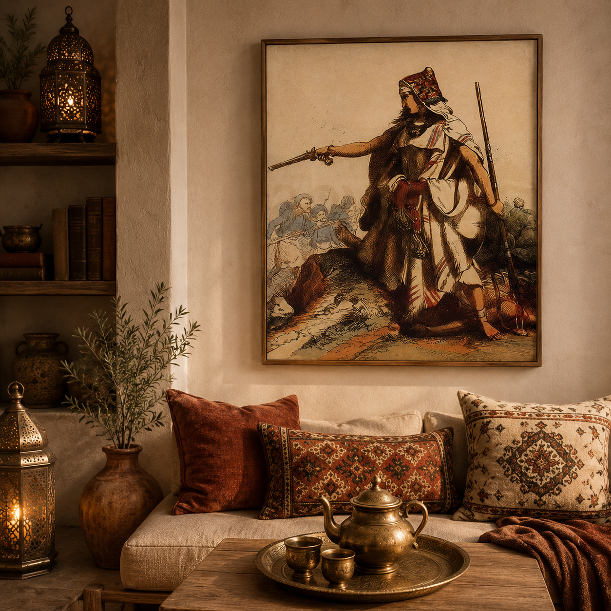 Tableau "Lalla Fadhma N'Soumer – L'Esprit de la Résistance" TC-LFN