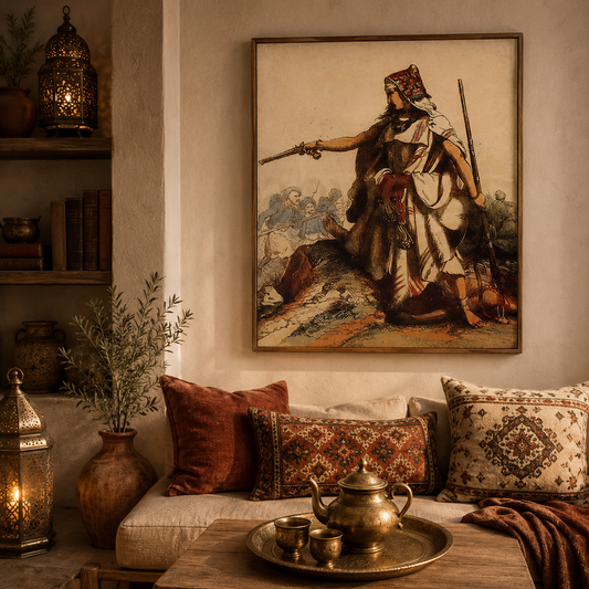 Tableau "Lalla Fadhma N'Soumer – L'Esprit de la Résistance" TC-LFN