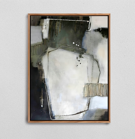 Tableau abstrait "Fragment Urbain" Ab-FU