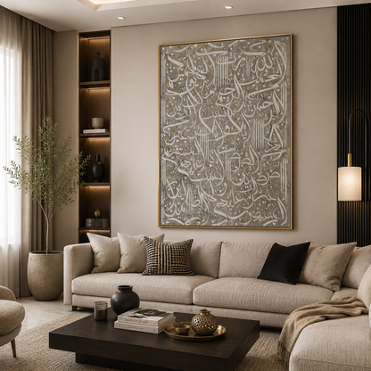 Tableau Calligraphie "Ayet el kursi" TI-AEK